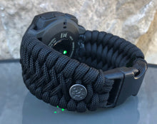 Charger l&#39;image dans la galerie, Paracord Watchband compatible with Garmin Approach, D2, Descent, Enduro, Epix (Gen 2), Fenix, Forerunner 935/955, Instinct, MARQ, Tactix, Quatix (watch not included).
