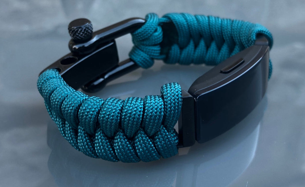 Paracord watch band compatible with Fitbit Inspire, Fitbit Inspire HR, Fitbit Inspire 2, Fitbit Ace 2  (watch not included)