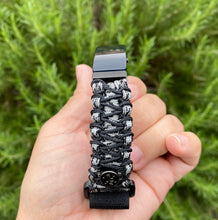 Charger l&#39;image dans la galerie, Paracord watch band compatible with Fitbit Inspire, Fitbit Inspire HR, Fitbit Inspire 2, Fitbit Ace 2  (watch not included)
