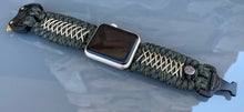 Lade das Bild in den Galerie-Viewer, Paracord Watch Band compatible with Apple Watch  Series 1, 2, 3, 4, 5, 6, 7 &amp; SE (watch not included)
