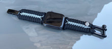 Lade das Bild in den Galerie-Viewer, Paracord Watch Band compatible with Apple Watch  Series 1, 2, 3, 4, 5, 6, 7, 8, 9, Ultra, Ultra 2 &amp; SE (watch not included)
