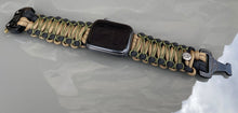 Lade das Bild in den Galerie-Viewer, Paracord Watch Band compatible with Apple Watch  Series 1, 2, 3, 4, 5, 6, 7 &amp; SE (watch not included)
