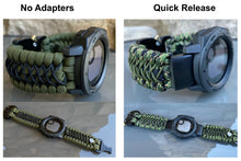 Load image into Gallery viewer, Paracord watch band compatible with Garmin 20mm/22mm/26mm (watch not included).
