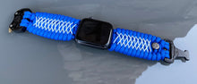 Cargar imagen en el visor de la galería, Paracord Watch Band compatible with Apple Watch  Series 1, 2, 3, 4, 5, 6, 7, 8, 9, Ultra, Ultra 2 &amp; SE (watch not included)
