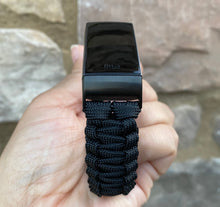 Cargar imagen en el visor de la galería, Paracord Watch Band compatible with Fitbit Charge 2, Charge 3, Charge 4 &amp; Charge 5 (Watch not included)
