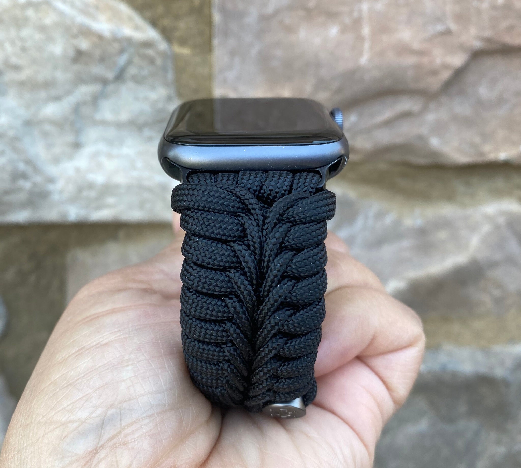 Paracord Watch Band compatible with Apple Watch Series 1, 2, 3, 4, 5, 6, 7,  8, Ultra & SE (watch not included)