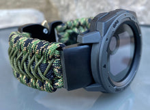 Cargar imagen en el visor de la galería, Paracord Watchband compatible with Garmin Approach, D2, Descent, Enduro, Epix (Gen 2), Fenix, Forerunner 935/955, Instinct, MARQ, Tactix, Quatix (watch not included).
