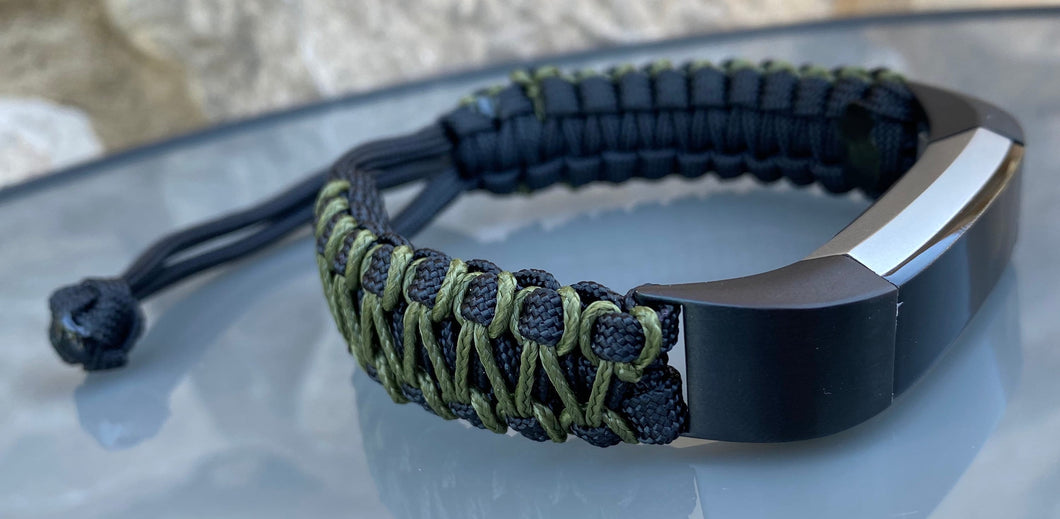 Paracord watch band compatible with Fitbit Alta and Fitbit Alta HR (watch not included)