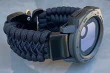 Charger l&#39;image dans la galerie, Paracord Watchband compatible with Garmin Approach, D2, Descent, Enduro, Epix (Gen 2), Fenix, Forerunner 935/955, Instinct, MARQ, Tactix, Quatix (watch not included).
