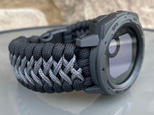 Charger l&#39;image dans la galerie, Paracord Watchband compatible with Garmin Approach, D2, Descent, Enduro, Epix (Gen 2), Fenix, Forerunner 935/955, Instinct, MARQ, Tactix, Quatix (watch not included).
