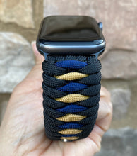 Lade das Bild in den Galerie-Viewer, Paracord Watch Band compatible with Apple Watch  Series 1, 2, 3, 4, 5, 6, 7, 8, 9, Ultra, Ultra 2 &amp; SE (watch not included)
