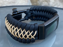 Cargar imagen en el visor de la galería, Paracord Watch Band compatible with Fitbit Charge 2, Charge 3, Charge 4 &amp; Charge 5 (Watch not included)
