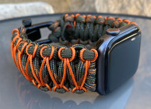 Lade das Bild in den Galerie-Viewer, Paracord Watch Band compatible with Apple Watch  Series 1, 2, 3, 4, 5, 6 &amp; SE (watch not included)
