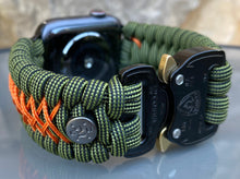 Load image into Gallery viewer, Paracord Watch Band compatible with Apple Watch  Series 1, 2, 3, 4, 5, 6 &amp; SE (watch not included)
