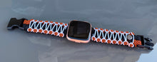 Load image into Gallery viewer, Paracord Watch Band compatible with Fitbit Versa 1, Versa Lite, Versa 2, Versa 3, Versa 4, Sense, Sense 2 (watch not included).
