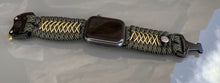 Lade das Bild in den Galerie-Viewer, Paracord Watch Band compatible with Apple Watch  Series 1, 2, 3, 4, 5, 6, 7 &amp; SE (watch not included)
