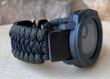 Charger l&#39;image dans la galerie, Paracord Watchband compatible with Garmin Approach, D2, Descent, Enduro, Epix (Gen 2), Fenix, Forerunner 935/955, Instinct, MARQ, Tactix, Quatix (watch not included).
