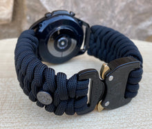 Cargar imagen en el visor de la galería, Paracord Watchband compatible with Samsung Galaxy Watch 3, Galaxy Watch 4, Galaxy Watch 5, Galaxy Watch 6 (watch not included)
