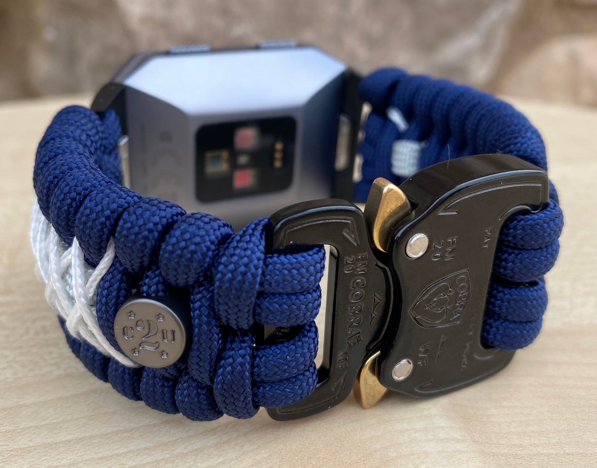 Paracord Watch Band compatible with Fitbit Ionic watch not