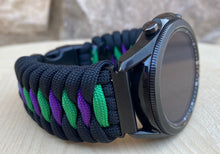 Cargar imagen en el visor de la galería, Paracord Watchband compatible with Samsung Galaxy Watch 3, Galaxy Watch 4, Galaxy Watch 5, Galaxy Watch 6 (watch not included)
