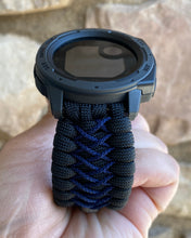 Charger l&#39;image dans la galerie, Paracord Watchband compatible with Garmin Approach, D2, Descent, Enduro, Epix (Gen 2), Fenix, Forerunner 935/955, Instinct, MARQ, Tactix, Quatix (watch not included).
