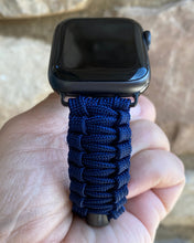 Cargar imagen en el visor de la galería, Paracord Watch Band compatible with Apple Watch  Series 1, 2, 3, 4, 5, 6 &amp; SE (watch not included)
