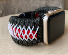 Cargar imagen en el visor de la galería, Paracord Watch Band compatible with Apple Watch  Series 1, 2, 3, 4, 5, 6 &amp; SE (watch not included)
