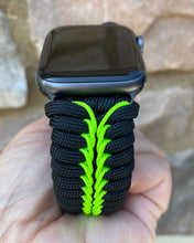 Charger l&#39;image dans la galerie, Paracord Watch Band compatible with Apple Watch  Series 1, 2, 3, 4, 5, 6, 7, 8, 9, Ultra, Ultra 2 &amp; SE (watch not included)
