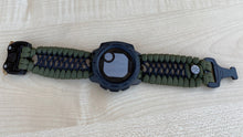 Cargar imagen en el visor de la galería, Paracord Watchband compatible with Garmin Approach, D2, Descent, Enduro, Epix (Gen 2), Fenix, Forerunner 935/955, Instinct, MARQ, Tactix, Quatix (watch not included).
