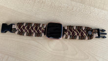 Load image into Gallery viewer, Paracord Watch Band compatible with Fitbit Versa 1, Versa Lite, Versa 2, Versa 3, Versa 4, Sense, Sense 2 (watch not included).
