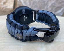 Cargar imagen en el visor de la galería, Garmin Watch Band, Garmin Vivomove HR, Paracord Band, Paracord Strap, 550 Cord Garmin Strap, Garmin Paracord
