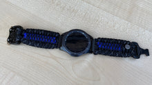 Cargar imagen en el visor de la galería, Samsung Galaxy Watch Band, Galaxy 42mm, Galaxy 46mm, Gear S3 Frontier, Gear S3 Classic, Gear Sport, 550 Paracord Watch Band.
