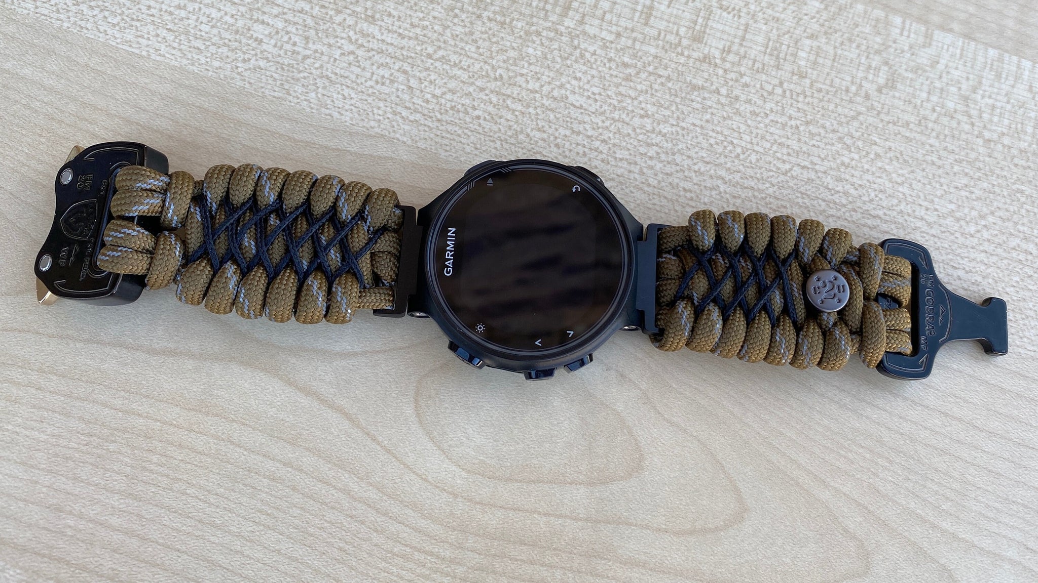 Paracord Watch Band for Garmin Forerunner 230, 235, 245, shops 630, 645, 735XT (watch not included)