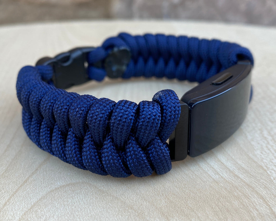 Paracord watch band compatible with Fitbit Inspire, Fitbit Inspire HR, Fitbit Inspire 2, Fitbit Ace 2  (watch not included)