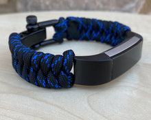 Charger l&#39;image dans la galerie, Paracord watch band compatible with Fitbit Alta and Fitbit Alta HR (watch not included)
