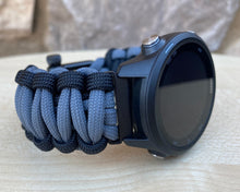 Cargar imagen en el visor de la galería, Garmin Forerunner 230, 235, 245, 630, 645, 735XT, Paracord watch band, 550 paracord watch band, Garmin watch strap
