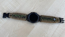 Cargar imagen en el visor de la galería, Paracord Watchband compatible with Samsung Galaxy Watch 3, Galaxy Watch 4, Galaxy Watch 5, Galaxy Watch 6 (watch not included)
