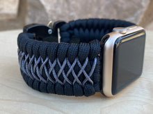 Load image into Gallery viewer, Paracord Watch Band compatible with Apple Watch  Series 1, 2, 3, 4, 5, 6, 7 &amp; SE (watch not included)
