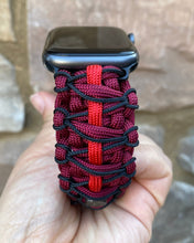 Charger l&#39;image dans la galerie, Paracord Watch Band compatible with Apple Watch  Series 1, 2, 3, 4, 5, 6, 7, 8, 9, Ultra, Ultra 2 &amp; SE (watch not included)
