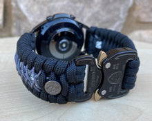 Cargar imagen en el visor de la galería, Paracord Watchband compatible with Samsung Galaxy Watch 3, Galaxy Watch 4, Galaxy Watch 5, Galaxy Watch 6 (watch not included)
