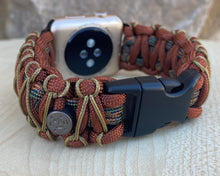 Lade das Bild in den Galerie-Viewer, Paracord Watch Band compatible with Apple Watch  Series 1, 2, 3, 4, 5, 6, 7 &amp; SE (watch not included)
