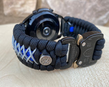 Cargar imagen en el visor de la galería, Paracord Watchband compatible with Samsung Galaxy Watch 3, Galaxy Watch 4, Galaxy Watch 5, Galaxy Watch 6 (watch not included)
