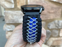 Cargar imagen en el visor de la galería, Paracord Watchband compatible with Samsung Galaxy Watch 3, Galaxy Watch 4, Galaxy Watch 5, Galaxy Watch 6 (watch not included)
