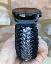 Cargar imagen en el visor de la galería, Paracord Watchband compatible with Samsung Galaxy Watch 3, Galaxy Watch 4, Galaxy Watch 5, Galaxy Watch 6 (watch not included)
