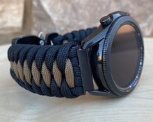 Cargar imagen en el visor de la galería, Paracord Watchband compatible with Samsung Galaxy Watch 3, Galaxy Watch 4, Galaxy Watch 5, Galaxy Watch 6 (watch not included)
