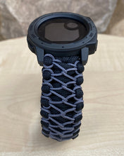 Charger l&#39;image dans la galerie, Paracord Watchband compatible with Garmin Approach, D2, Descent, Enduro, Epix (Gen 2), Fenix, Forerunner 935/955, Instinct, MARQ, Tactix, Quatix (watch not included).
