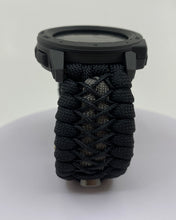 Charger l&#39;image dans la galerie, Paracord Watchband compatible with Garmin Approach, D2, Descent, Enduro, Epix (Gen 2), Fenix, Forerunner 935/955, Instinct, MARQ, Tactix, Quatix (watch not included).
