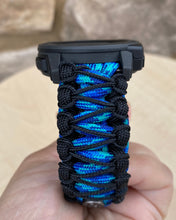 Charger l&#39;image dans la galerie, Paracord Watchband compatible with Garmin Approach, D2, Descent, Enduro, Epix (Gen 2), Fenix, Forerunner 935/955, Instinct, MARQ, Tactix, Quatix (watch not included).
