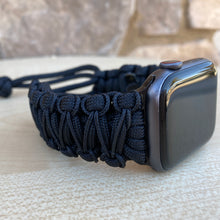 Lade das Bild in den Galerie-Viewer, Paracord Watch Band compatible with Apple Watch  Series 1, 2, 3, 4, 5, 6, 7 &amp; SE (watch not included)
