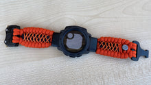 Charger l&#39;image dans la galerie, Paracord Watchband compatible with Garmin Approach, D2, Descent, Enduro, Epix (Gen 2), Fenix, Forerunner 935/955, Instinct, MARQ, Tactix, Quatix (watch not included).
